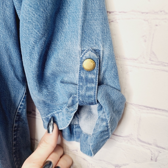 NWT | Southern Tide Denim Short-Sleeve Nora Dress - Picture 6 of 9